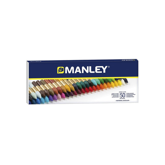 Crayons gras de couleur Manley Multicouleur