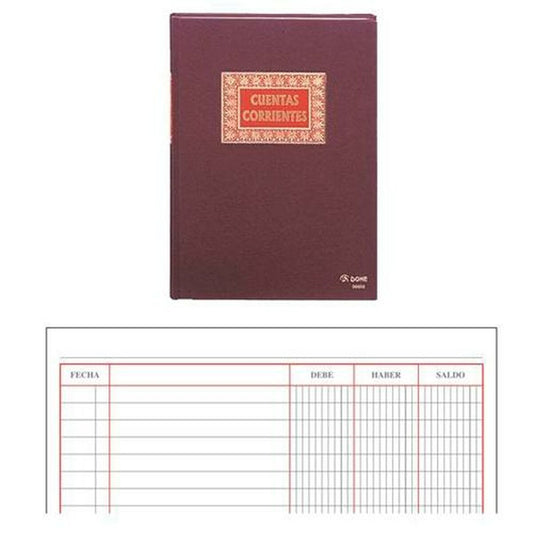 Kassenbuch DOHE 09908 Burgunderrot A4 100 Blatt