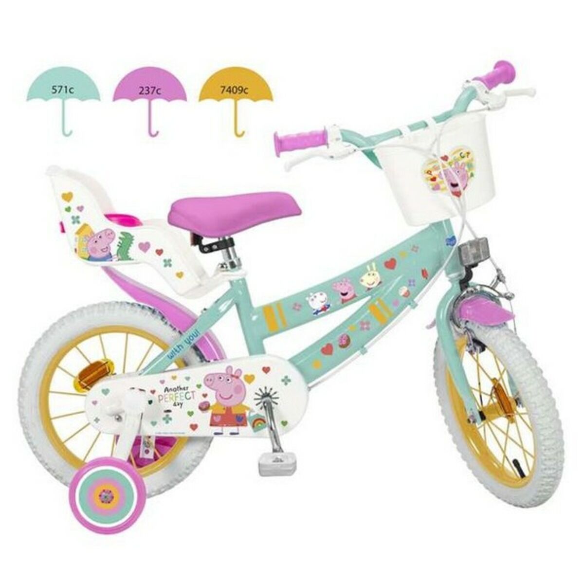 Kinderfahrrad Peppa Pig 12" 12"