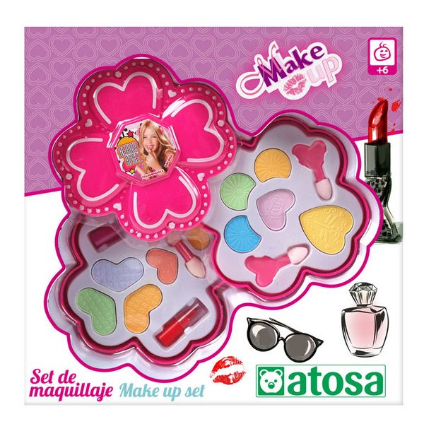 Children's Make-up Set Flower Pink