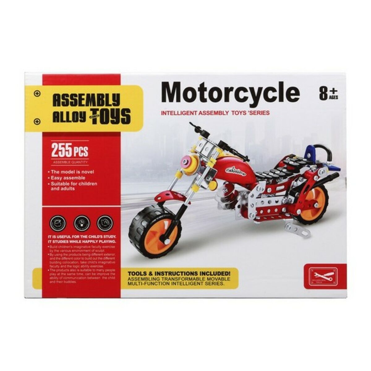 Construction set Motorcycle 117530 (255 pcs) Red