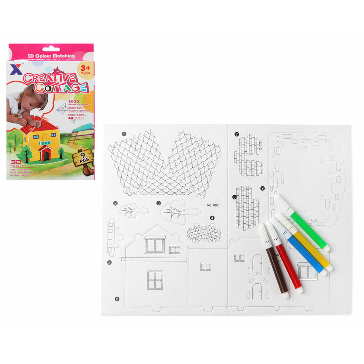 Craft Game 3D Colouring Puzzle