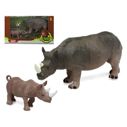 Set Animaux Sauvages Rhinocéros (2 pcs)