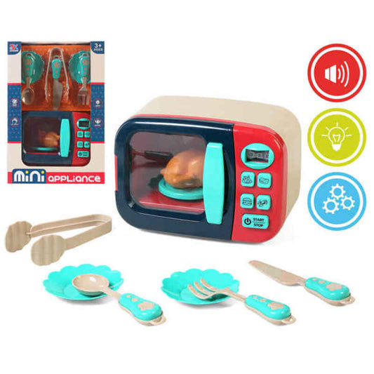 Micro-ondes jouets avec son jouet 31 x 21 cm