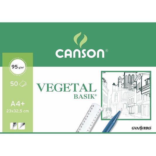 Bloc à dessin Canson Papier végétal Transparent