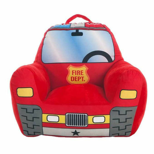Fauteuil pour enfant Camion de Pompiers 52 x 48 x 51 cm Rouge Acrylique (52 x 48 x 51 cm)
