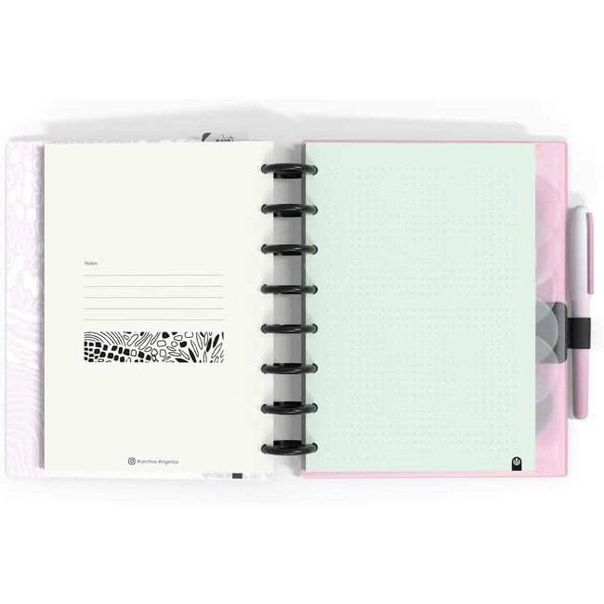 Tagesordnung Carchivo My Planner Ingeniox Rosa A5