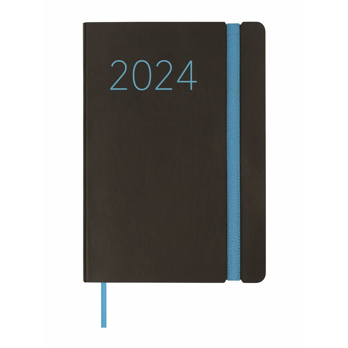 Diary Finocam Flexi 2024 Black 11,8 x 16,8 cm