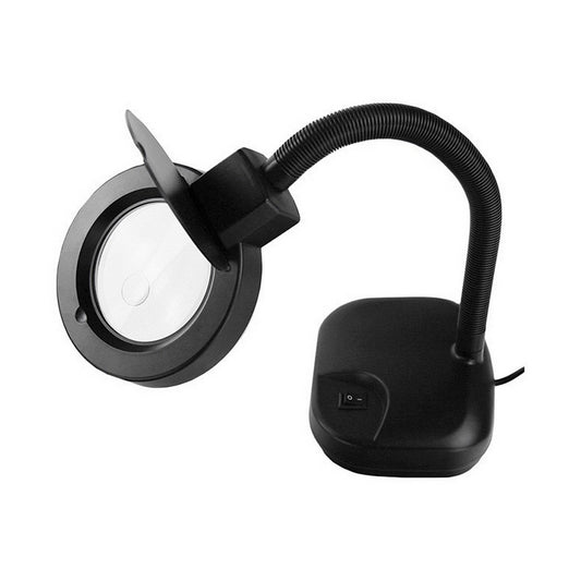 Flexo/Desk lamp EDM Table top magnifying glass Black 12 W 14 x 32 cm