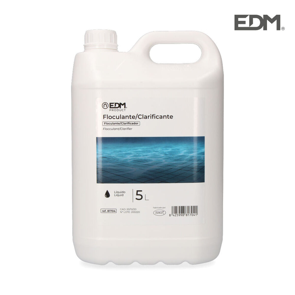 Swimming pool water clarifier EDM Liquid 5 L