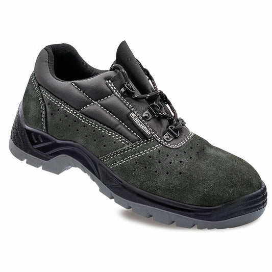 Safety shoes s1p src Blackleather Suede Grey