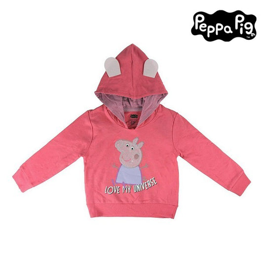 Sweatshirt mit Kapuze für Mädchen Peppa Pig 74230 Rosa