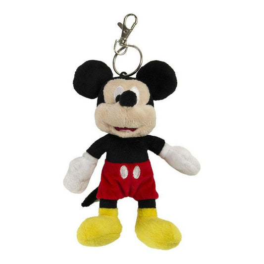 Cuddly Toy Keyring Mickey Mouse Red