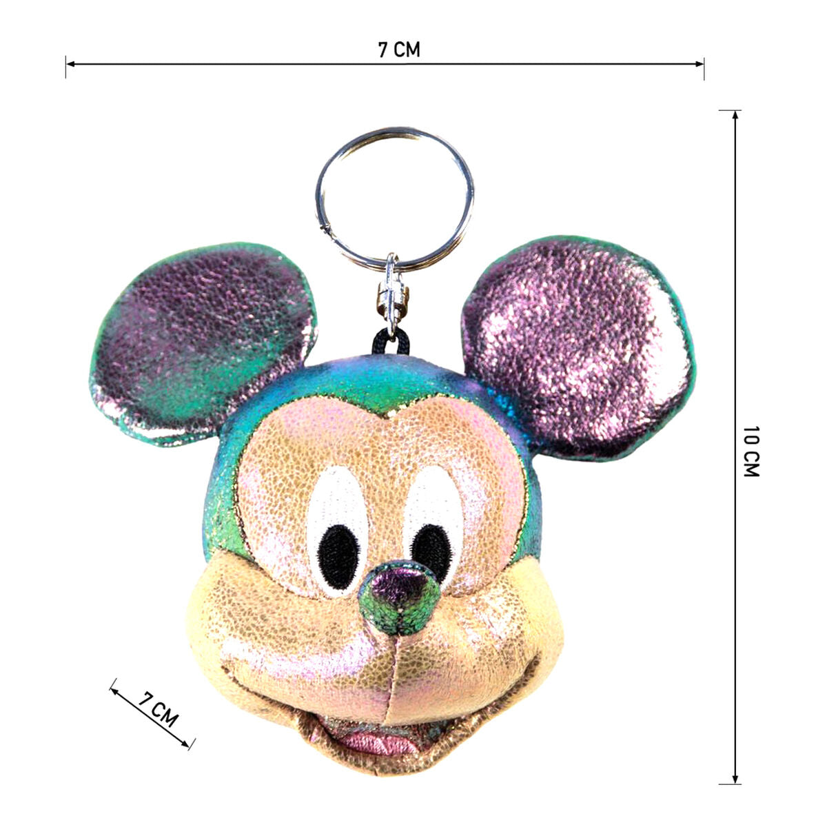 Porte-clés Peluche Mickey Mouse Multicouleur