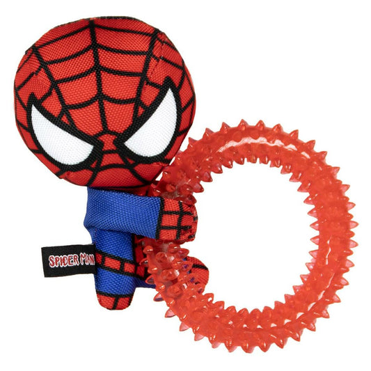 Jouet pour chien Spider-Man   Rouge 100 % polyester