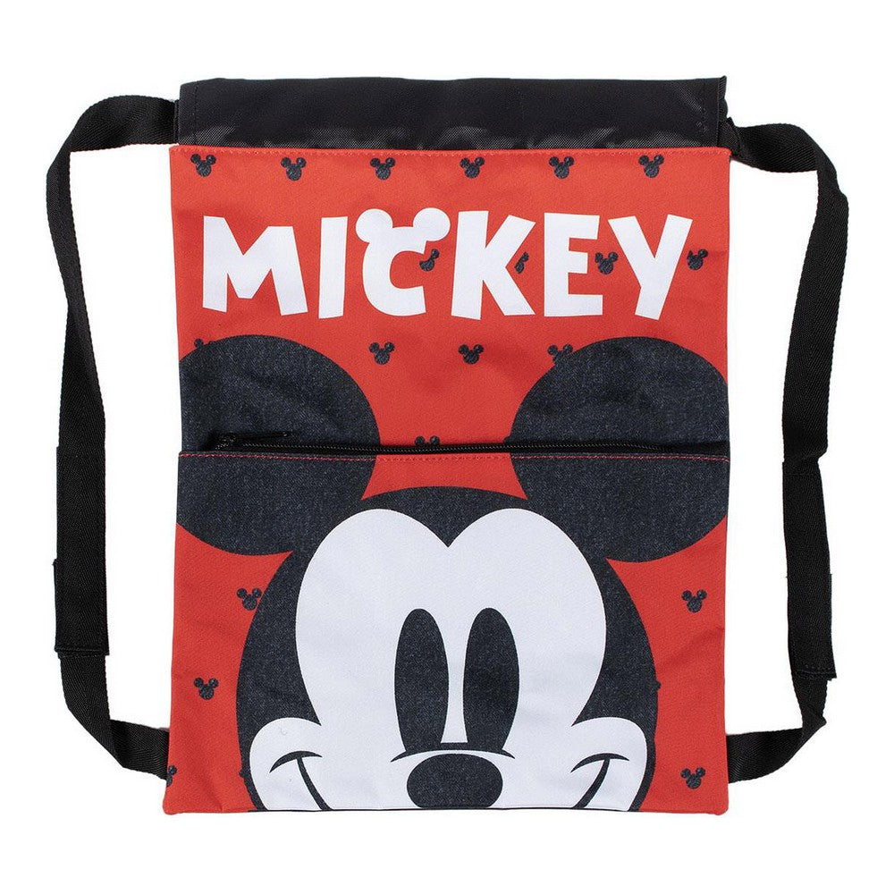 Child's Backpack Bag Mickey Mouse Red 27 x 33 x 1 cm