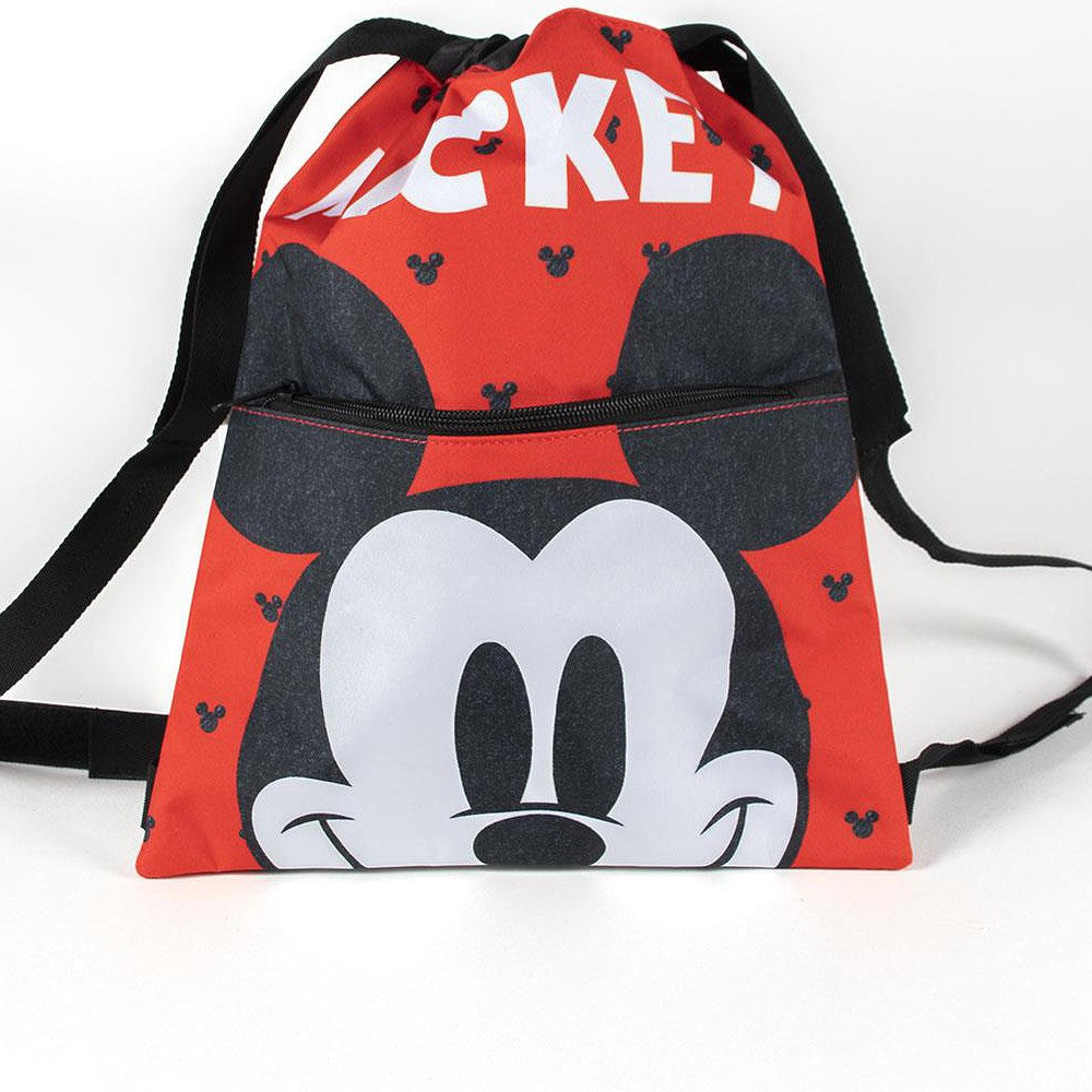 Child's Backpack Bag Mickey Mouse Red 27 x 33 x 1 cm