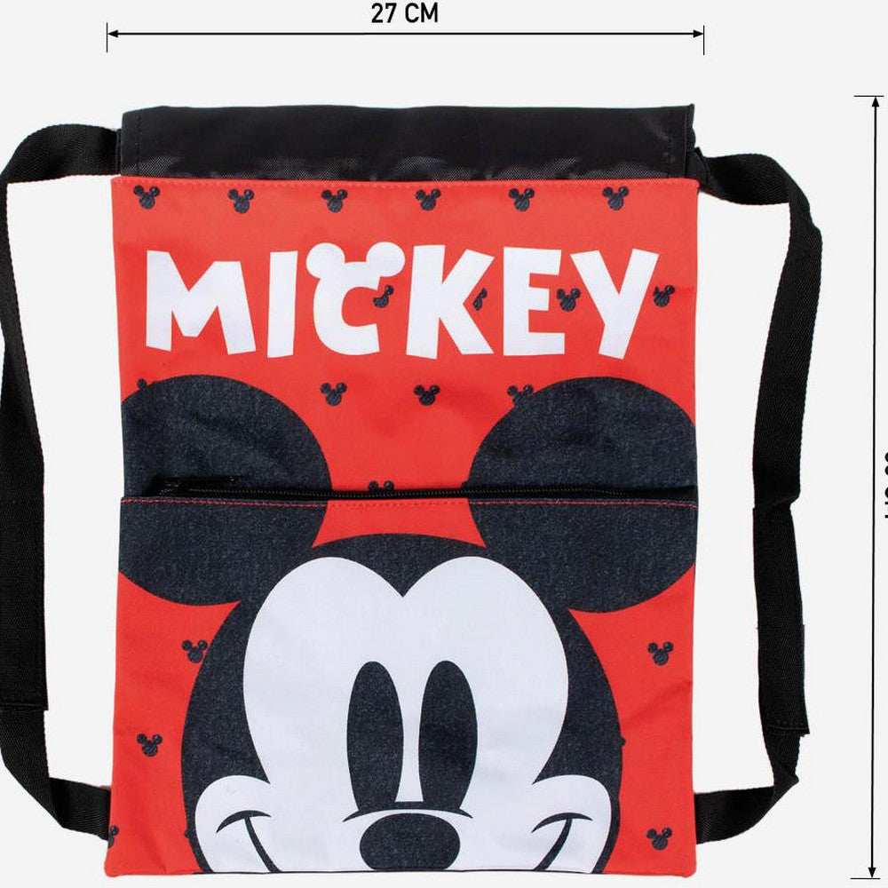 Rucksack für Kinder Mickey Mouse Rot 27 x 33 x 1 cm