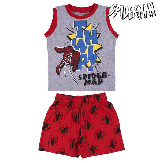 Schlafanzug Für Kinder Spider-Man Grau