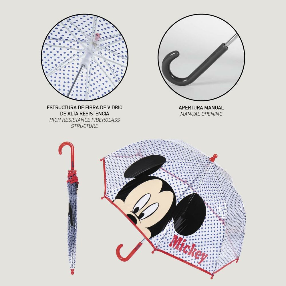 Umbrella Mickey Mouse Red 45 cm