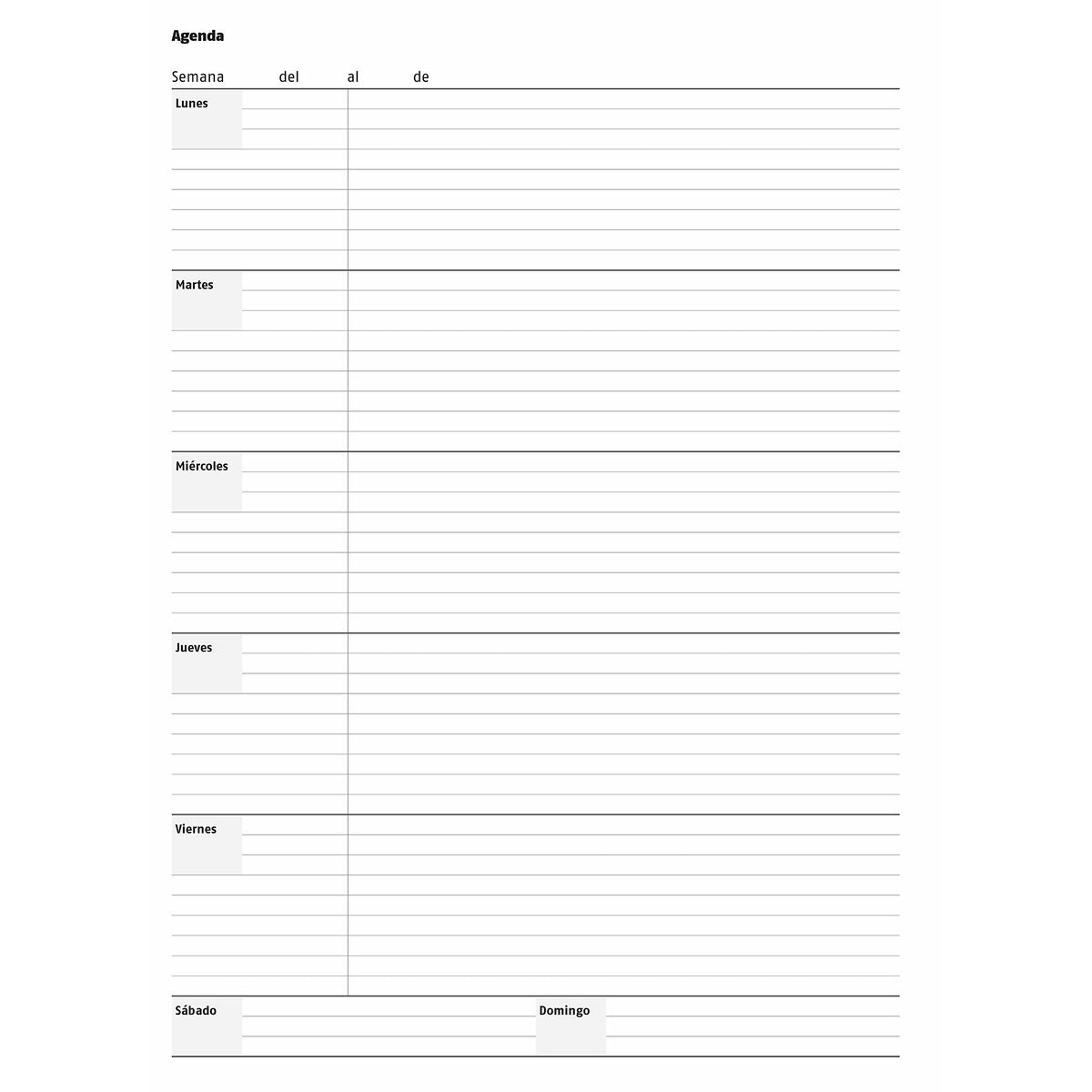 Yearly planner Additio TRIPLEX 22,5 x 31 cm