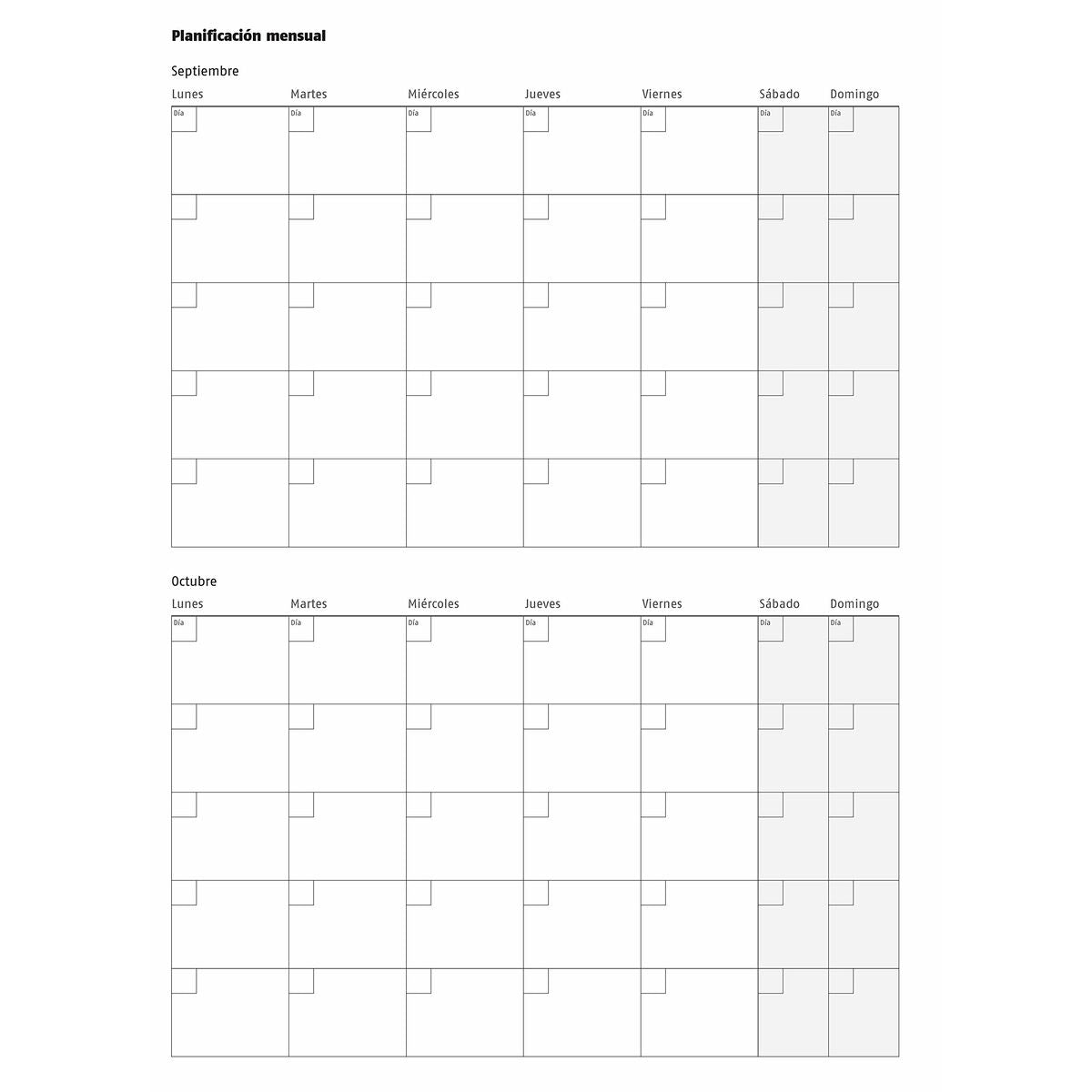 Yearly planner Additio TRIPLEX 22,5 x 31 cm