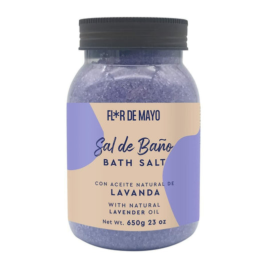 Sels de bain Flor de Mayo Sal De Baño 650 g Lavande