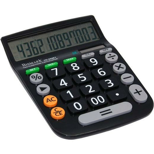 Calculatrice Bismark CD-2648T Noir