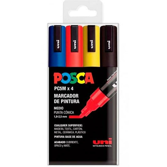 boîte de marqueurs POSCA PC-5M Multicouleur