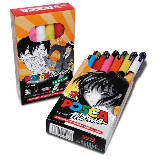 Marker-Set Uni-Ball Posca Mania  PC-1MR Bunt