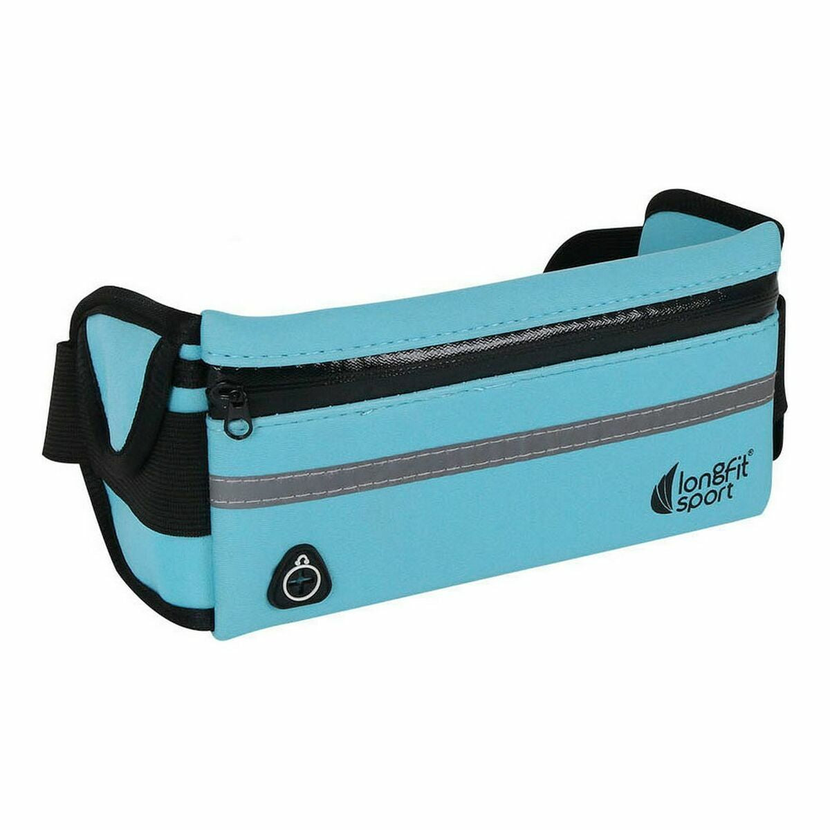 Jogging Bum Bag with Headphone Output LongFit Sport Longfit sport Blue (6 Units)