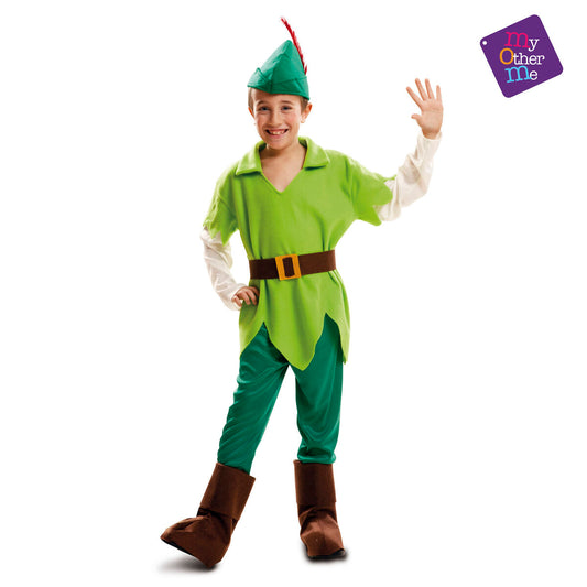 Costume for Children My Other Me Green Peter Pan (5 Pieces)