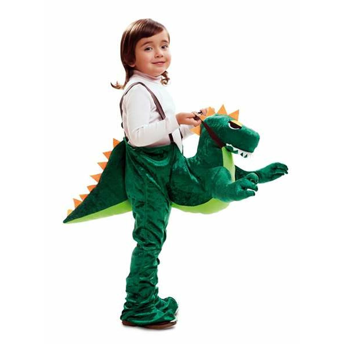 Verkleidung für Kinder My Other Me Dino Rider grün