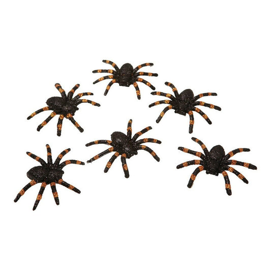 Halloween Decorations My Other Me Spider Set 6 Pieces