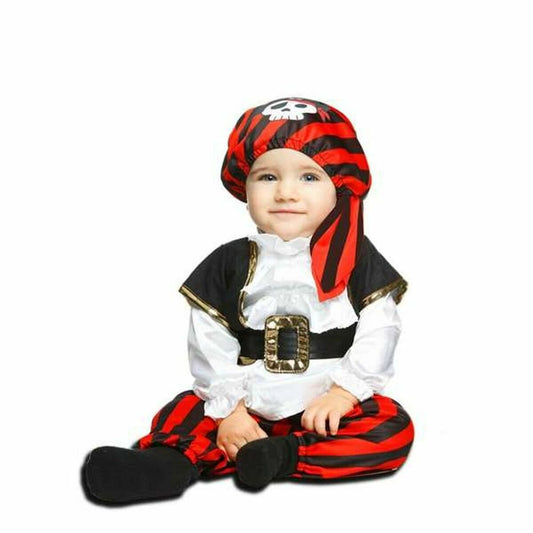 Costume for Babies My Other Me Pirate 0-6 Months White (4 Pieces)