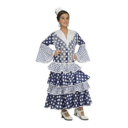 Verkleidung für Kinder My Other Me Soleá Blau Flamenco-Tänzerin