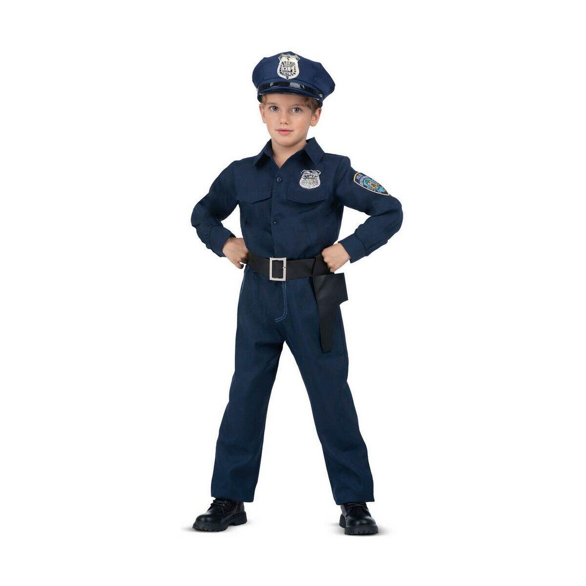 Verkleidung für Kinder My Other Me Polizei Blau (4 Stücke)