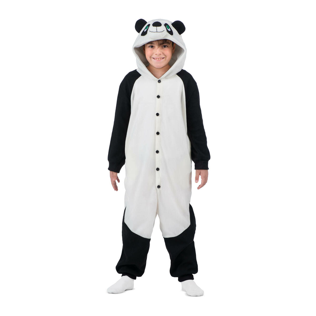 Verkleidung für Kinder My Other Me Pandaknochen Weiß Schwarz Einheitsgröße (2 Stücke)