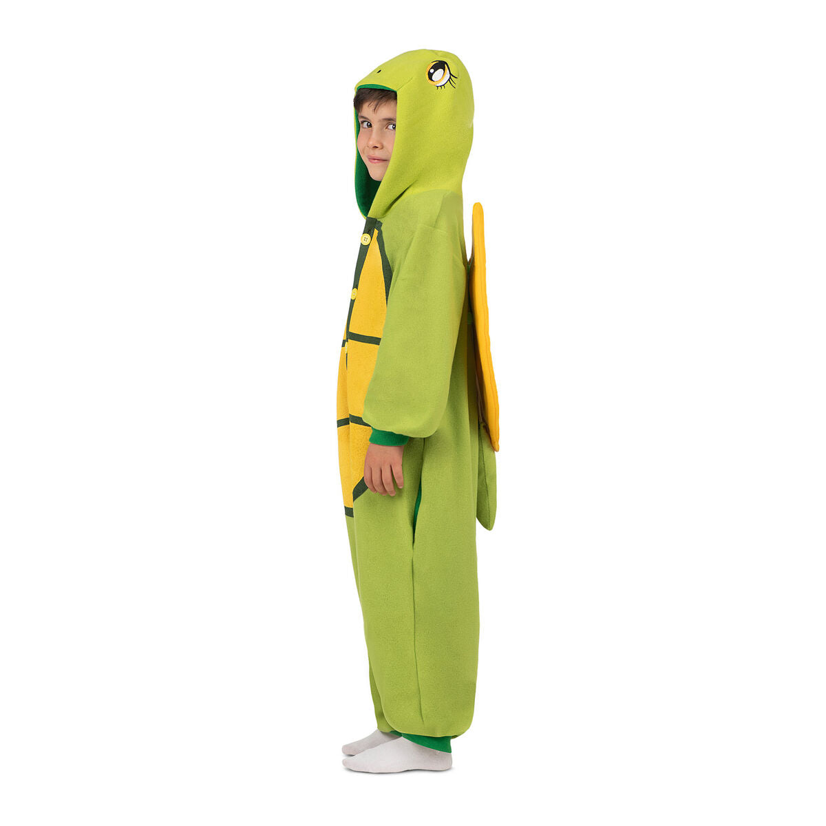 Costume for Children My Other Me Tortoise Yellow Green One size (2 Pieces)