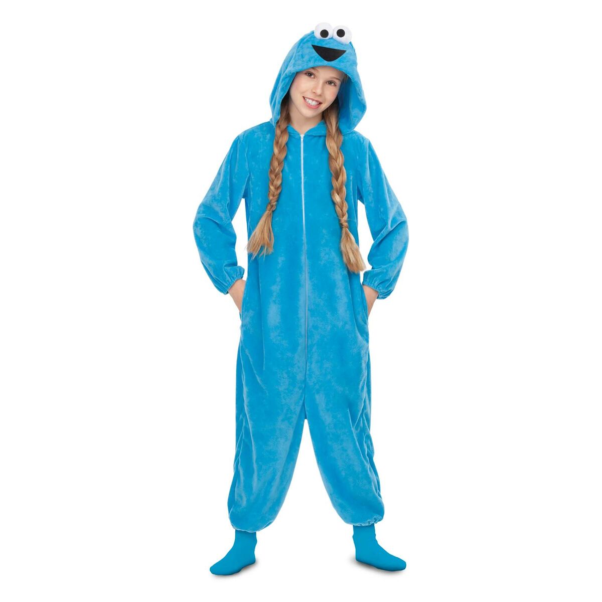 Verkleidung für Kinder My Other Me Cookie Monster Sesame Street Blau
