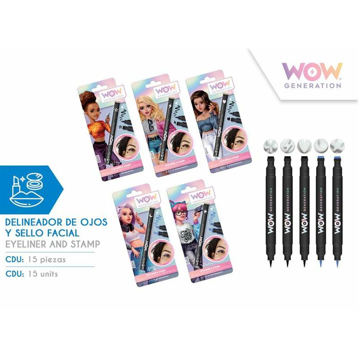 2 in 1 lip and eye liner Wow Generation   Children's