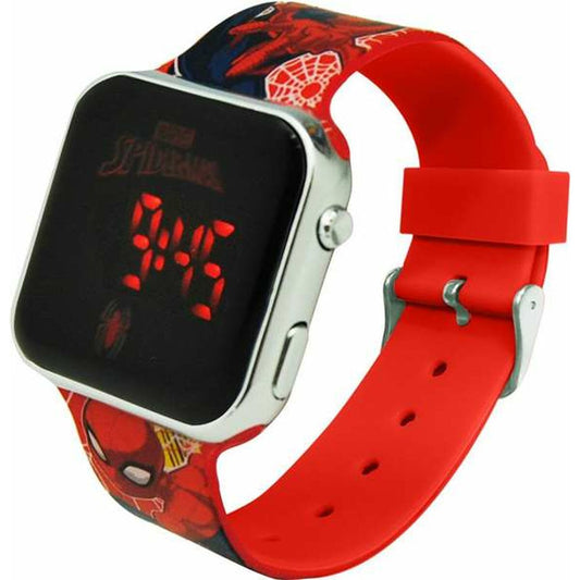 Digital clock Spider-Man LED Screen Red Ø 3,5 cm
