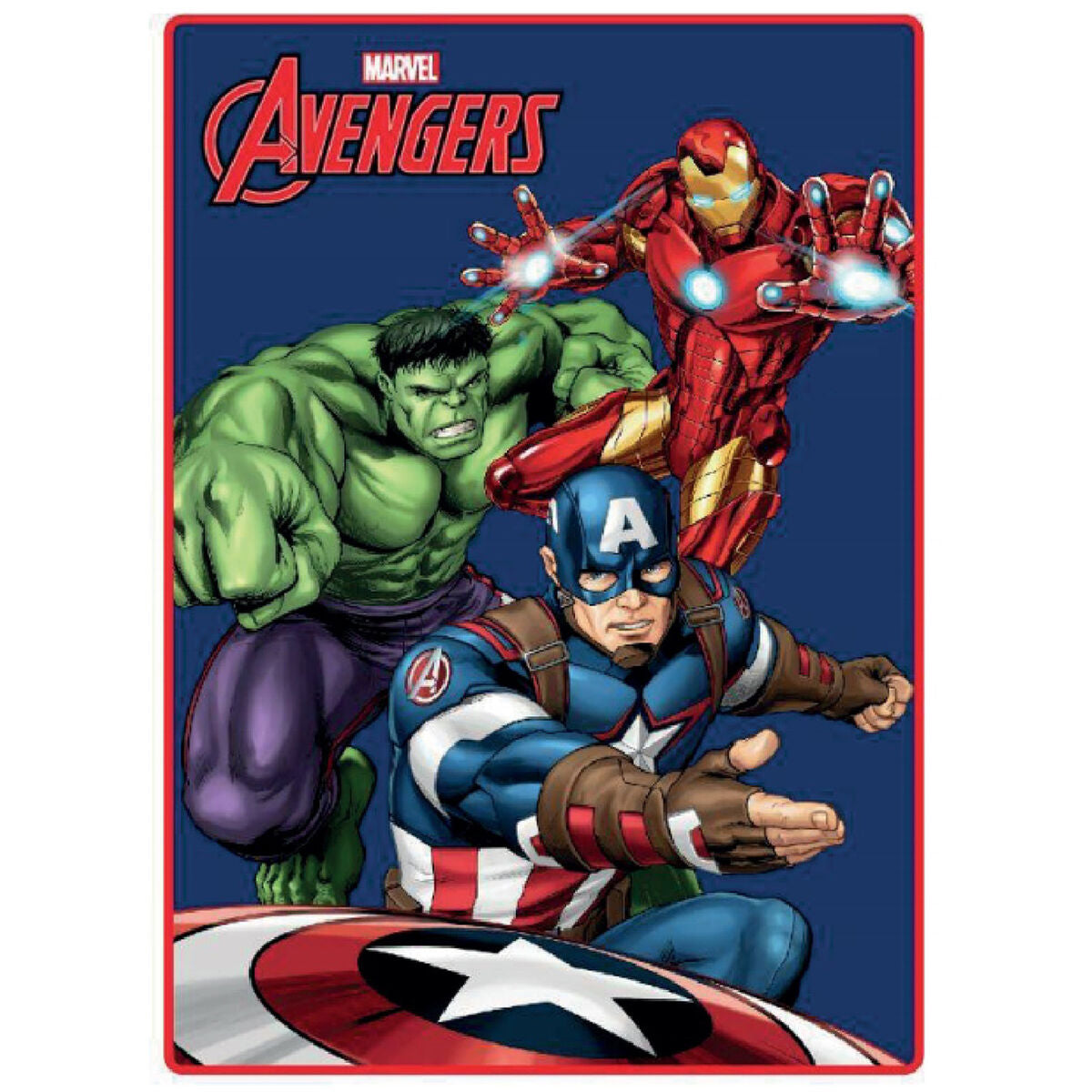 Couverture The Avengers Super heroes 100 x 140 cm Multicouleur Polyester