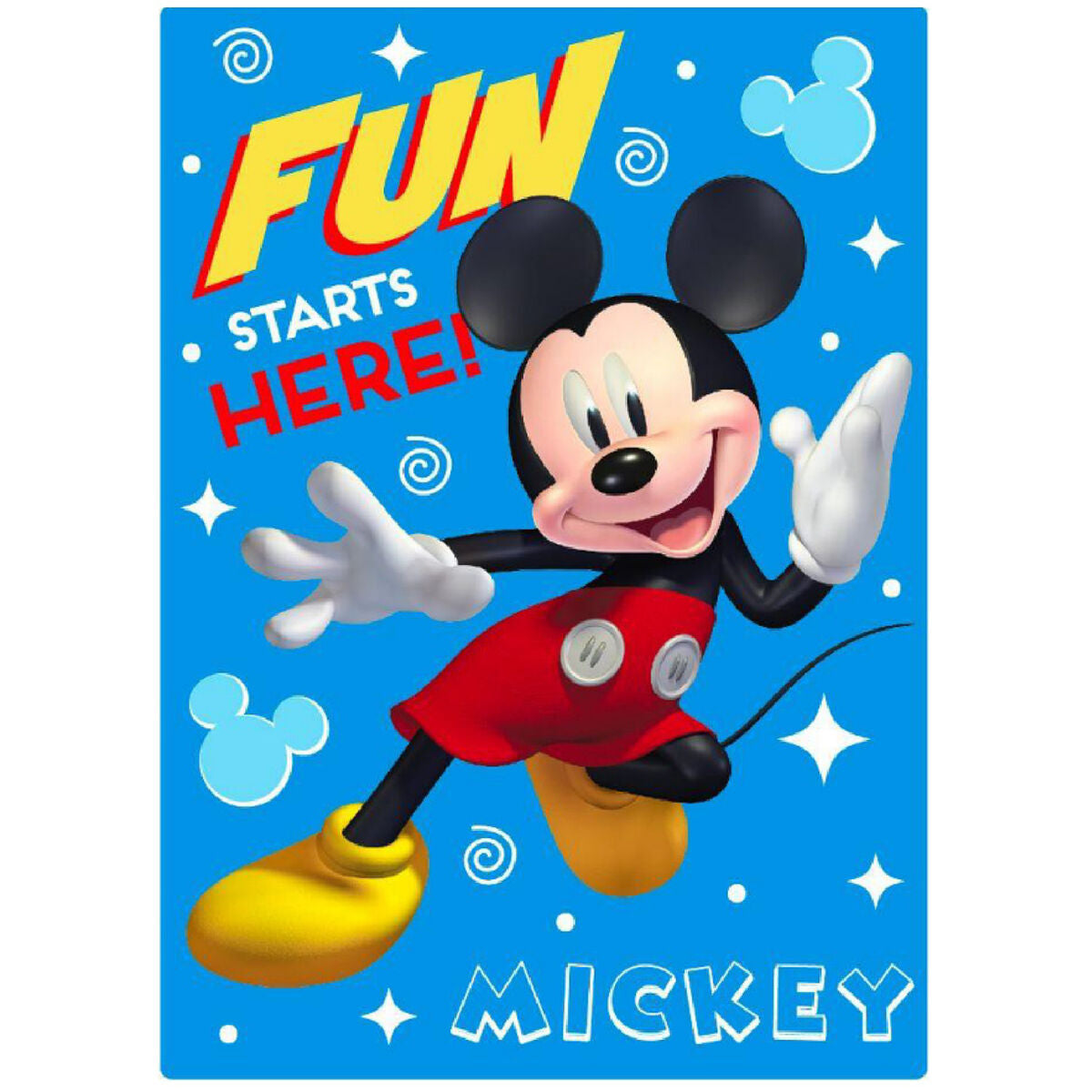 Couverture Mickey Mouse Only one 100 x 140 cm Blue marine Polyester