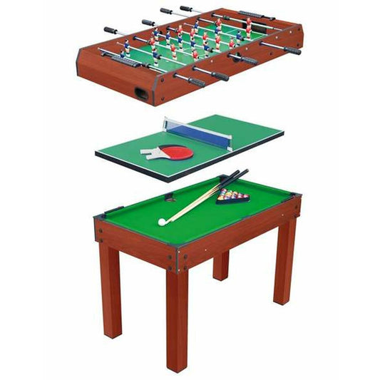 Multispiel-Tisch 120 x 80 x 61 cm 3 in 1