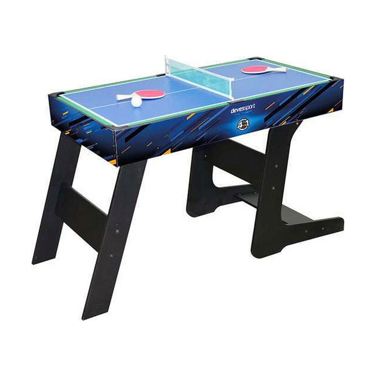 Multispiel-Tisch Biegsam 4 in 1 115,5 x 63 x 16,8 cm Holz MDF