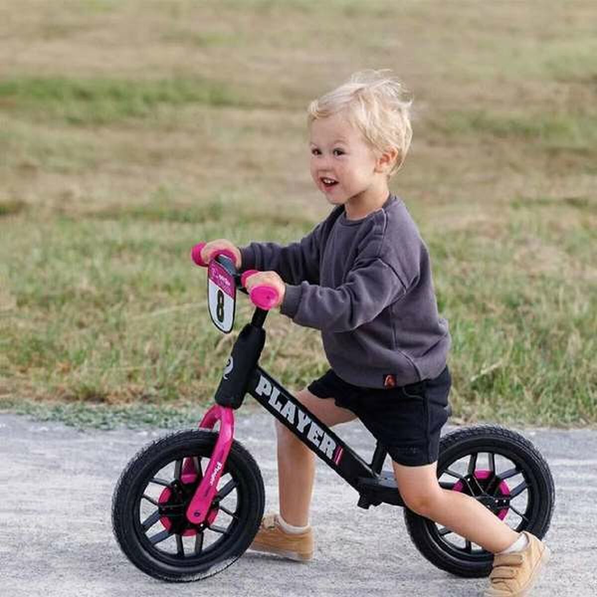 Kinderfahrrad New Bike Player Lichter Rosa 10"