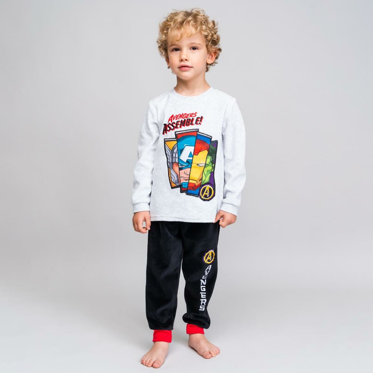 Pyjama Enfant The Avengers Gris