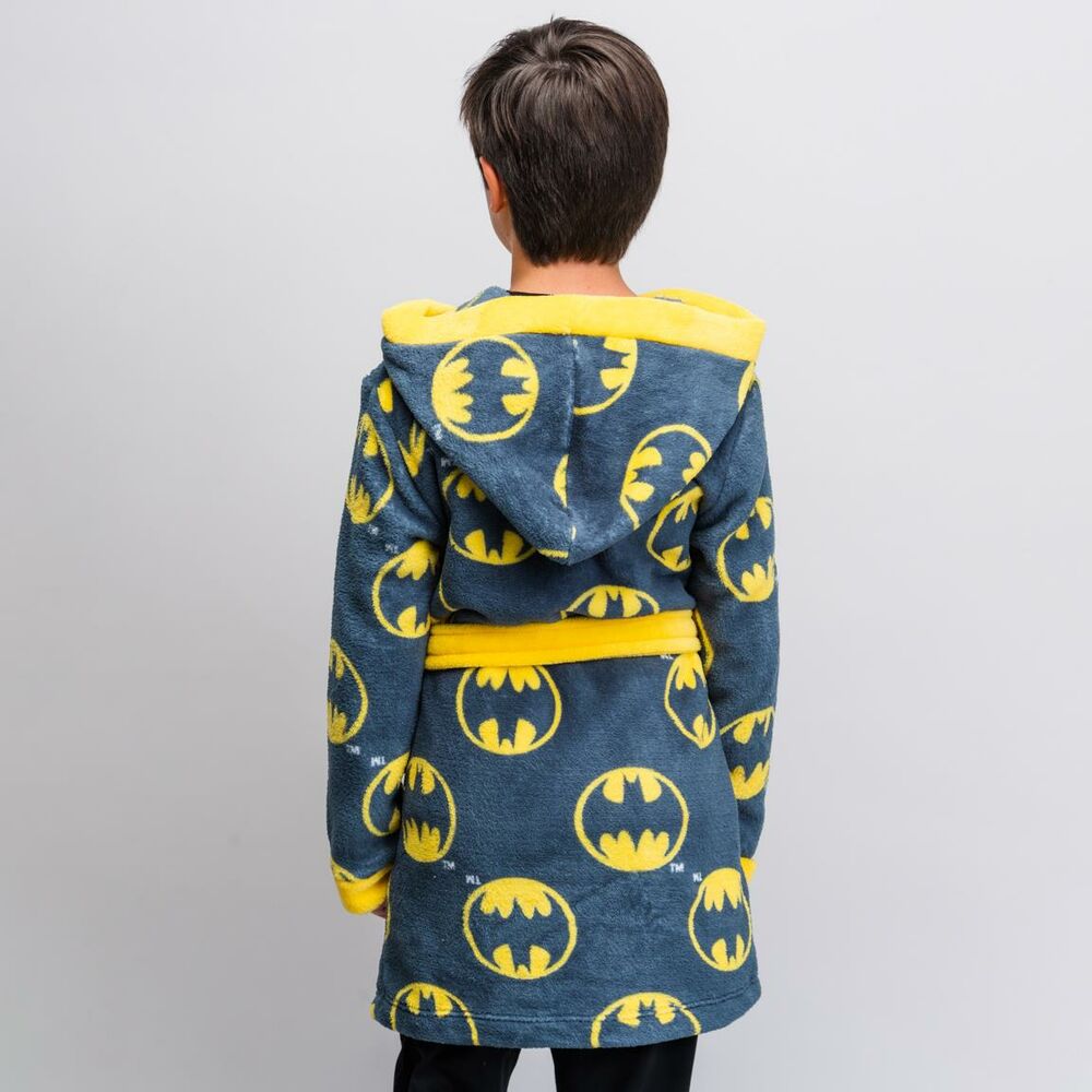 Kinder-Morgenmantel Batman Grau Dunkelgrau