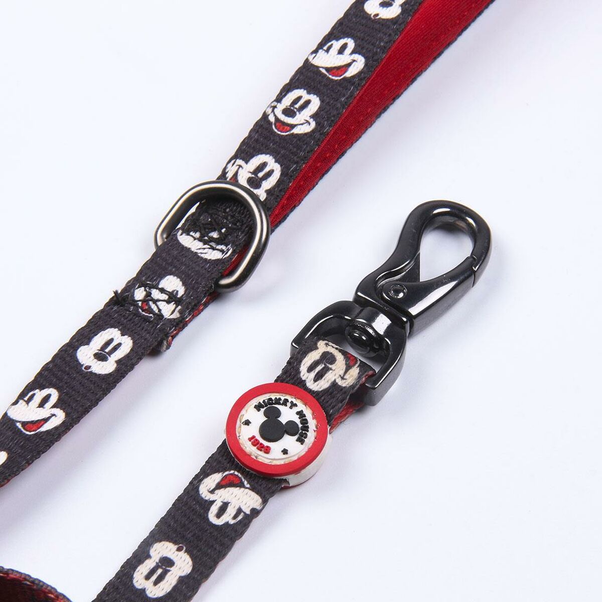 Dog Lead Mickey Mouse Black M